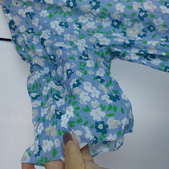 Sara Campbell The Agatha Blouse Limited Ed. Floral Cottagecore Prairie Sz.S - Picture 5 of 12